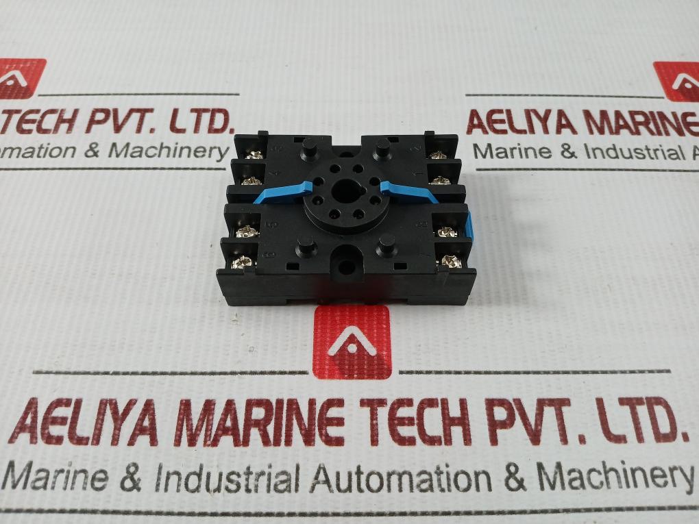 Round-Relay-Socket-Base-250V-7A-8-pin-Autonics-Ps-08-N-Lot-Of-6X-208025-7
