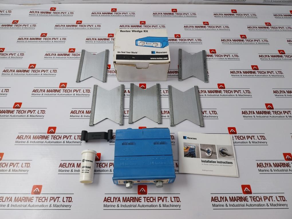 Roxtec Galvanized Wedge Kit with Lubricant Natural Grease Roxtec Galvanized Wedge Kit with Lubricant Natural Grease