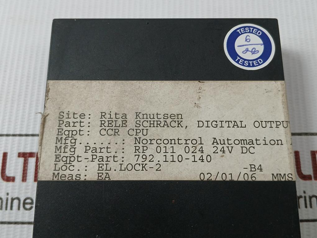 Rp 011024 Schrack Digital Output Relay 10A 250Vac