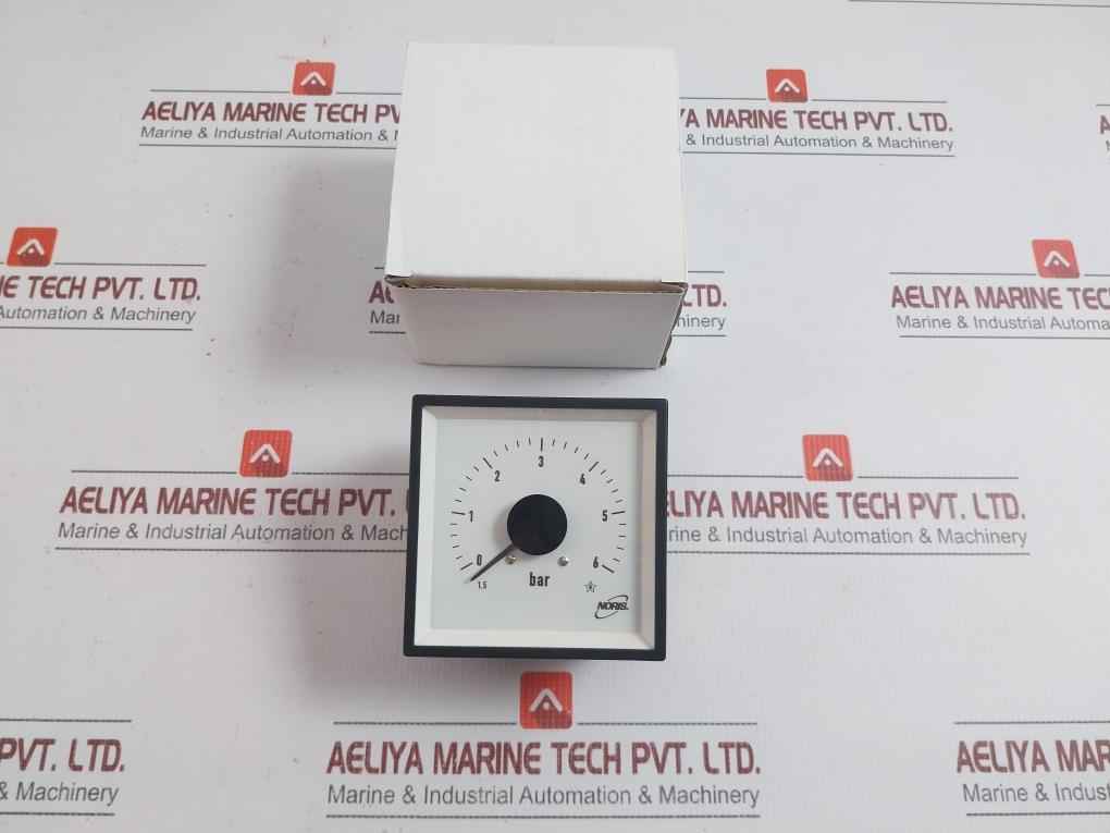 Rq96 Analog Panel Pressure Meter Noris 0-6 Bar 4-20Ma