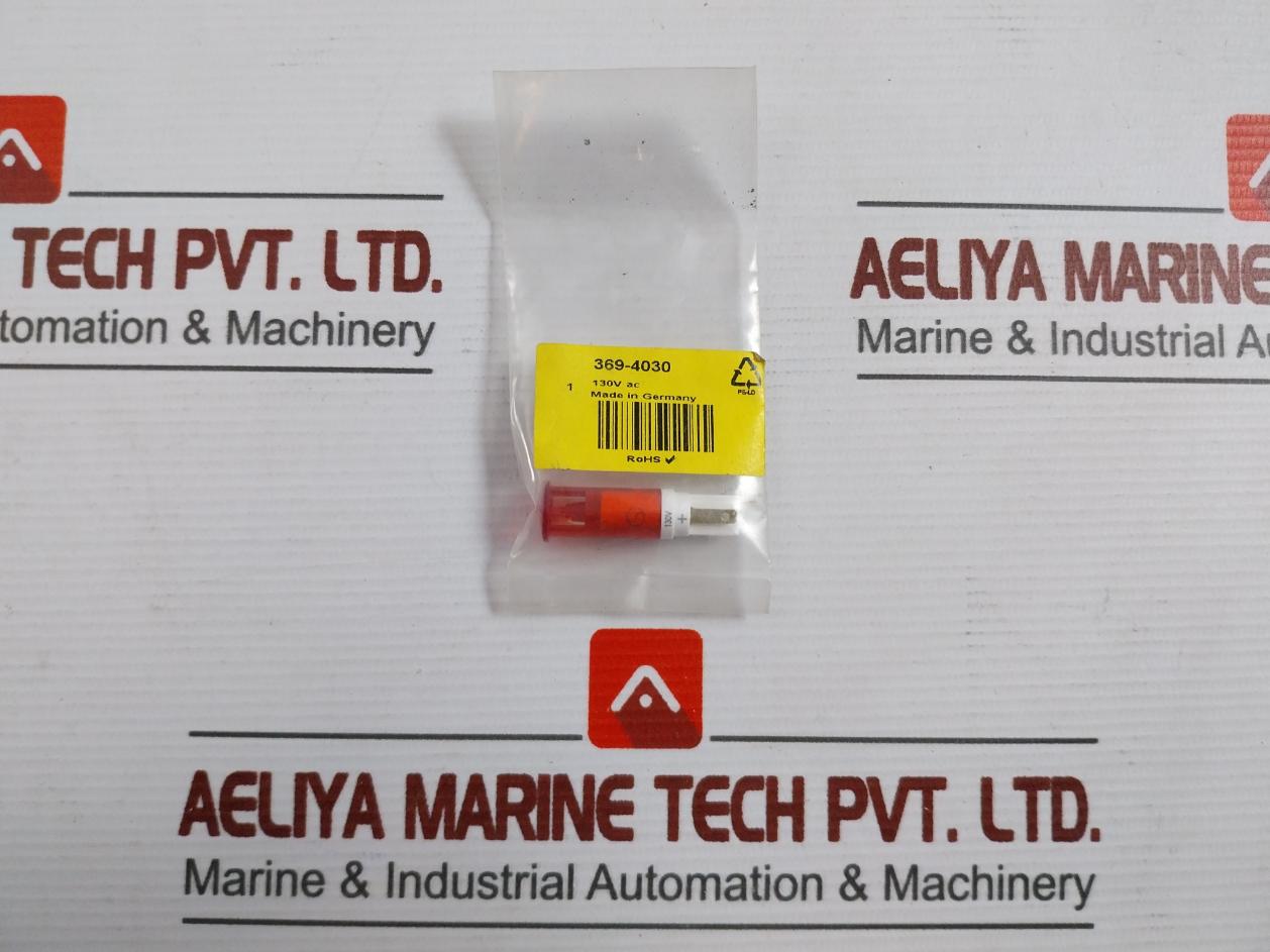 Rs 369-4030 Signal Construct Red Panel Mount Indicator