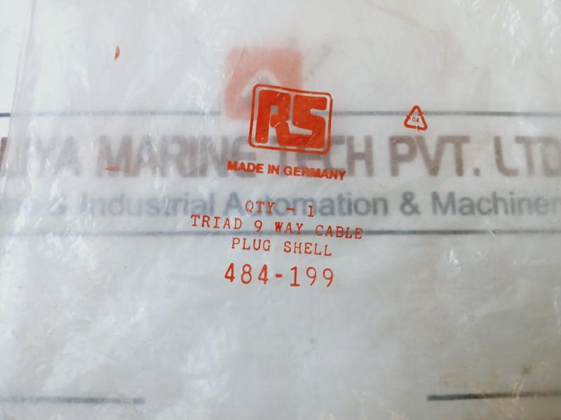 Rs Components 484-341 Triad 9 Way Panel Socket Shell M1731-s09 8915