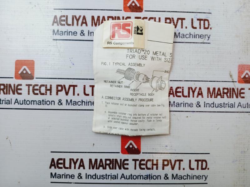 Rs Components 484-341 Triad 9 Way Panel Socket Shell M1731-s09 8915