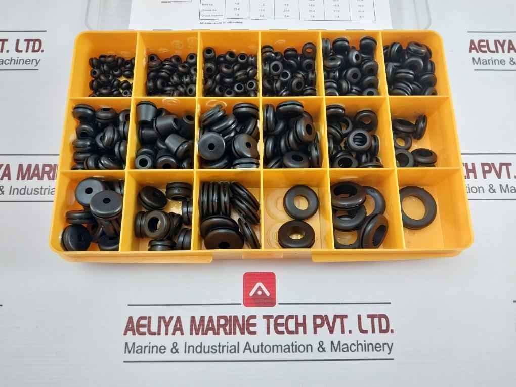 Rs Components 541-056 Pvc Grommet Kit (Incomplete)