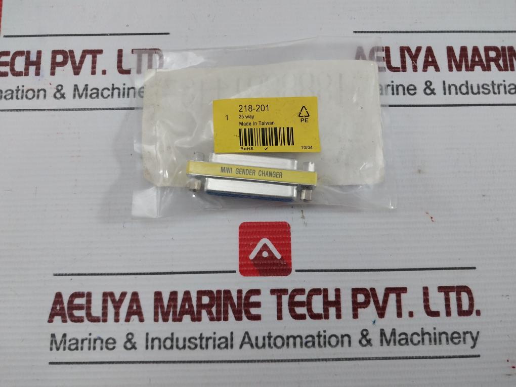 Rs Components 25 Way F-f Mini Gender With Changer Connector Adapter 218-201