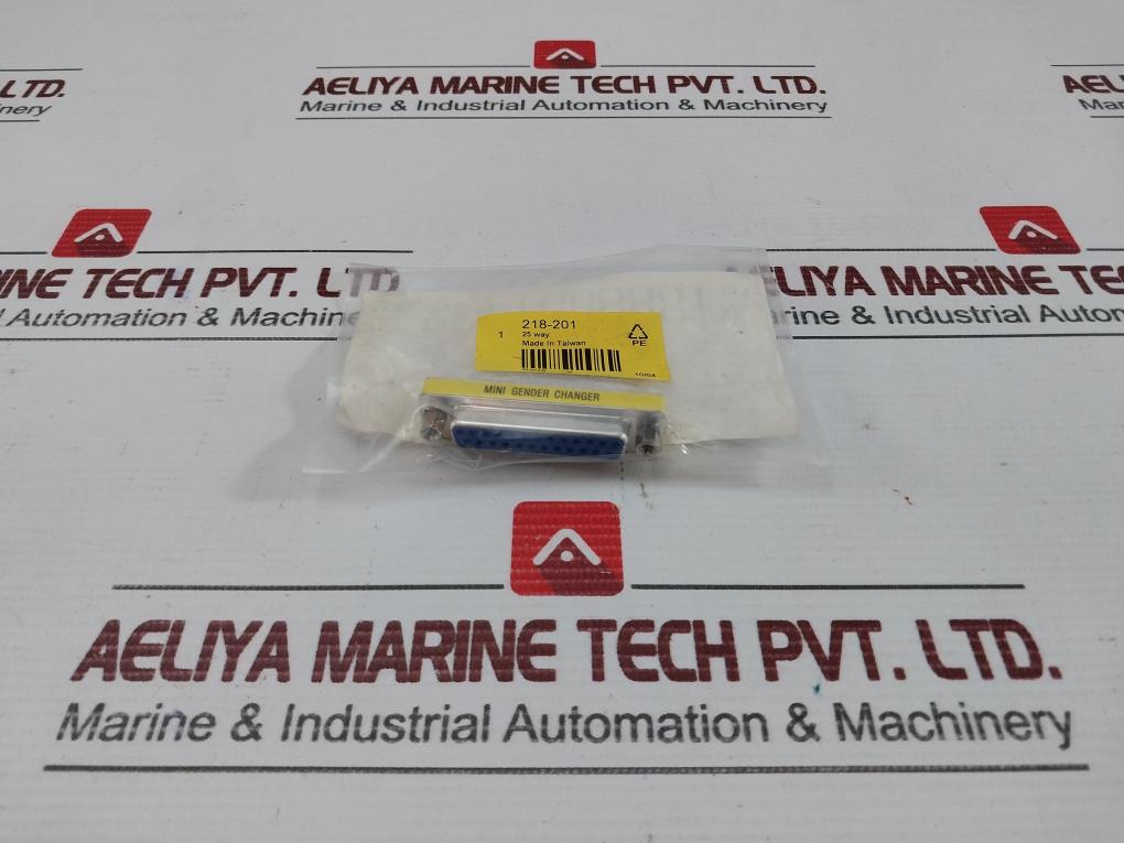 Rs Components 25 Way F-f Mini Gender With Changer Connector Adapter 218-201