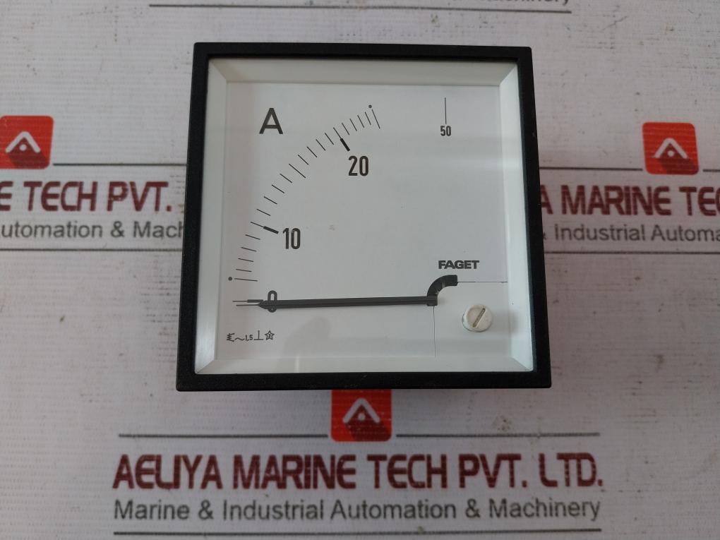 Rs Pro 186-2460 Din Ac Ammeter Analogue Panel Meter F96Eax025Xsd 0-30/50A