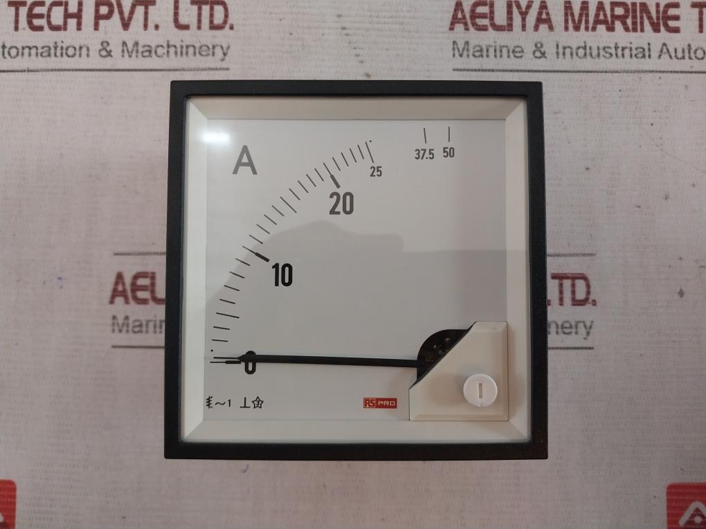 Rs Pro 186-2467 Moving Iron Ac Analogue Panel Meter Ammeter 25A (X2)