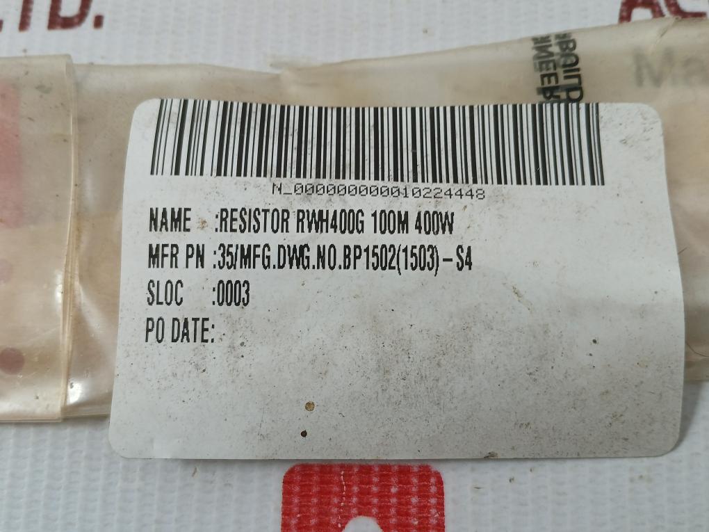 Rwh 400G 10 10ΩJ Tamaohm 400W Resistor