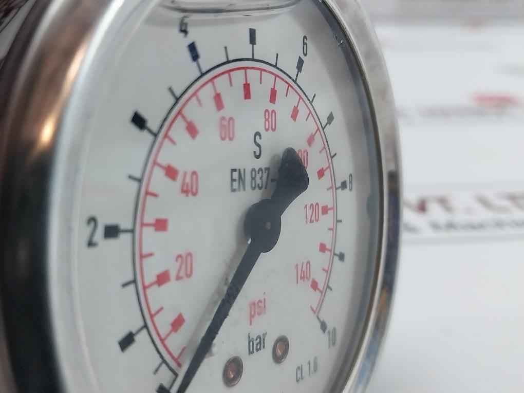 Rwo En 837-1 Pressure Gauge 0-10Bar Rf63