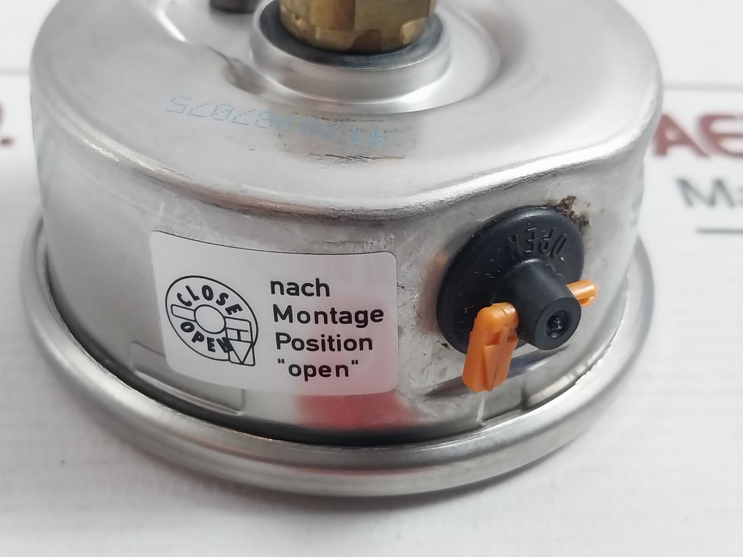 Rwo En 837-1 Pressure Gauge 0-140/145 Psi/0-10 Bar