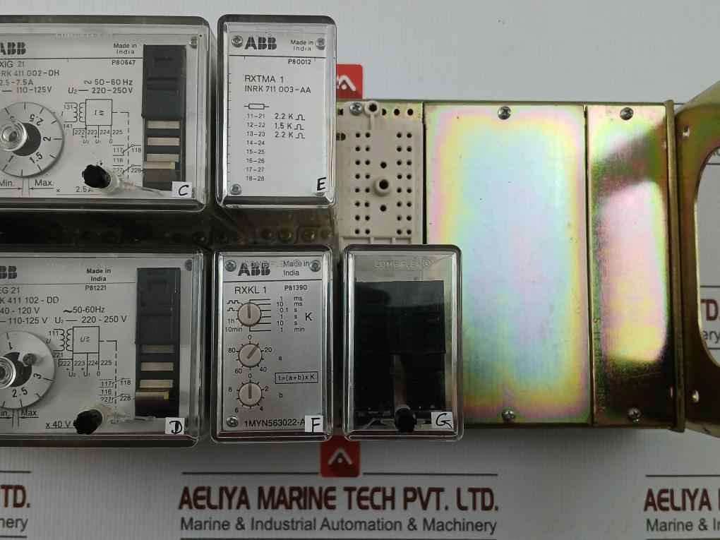 Rxpe 40 Protection Relay Assembly Rtxp 18, Rxig 21, Rxeg 21, Rxtma 1 Abb