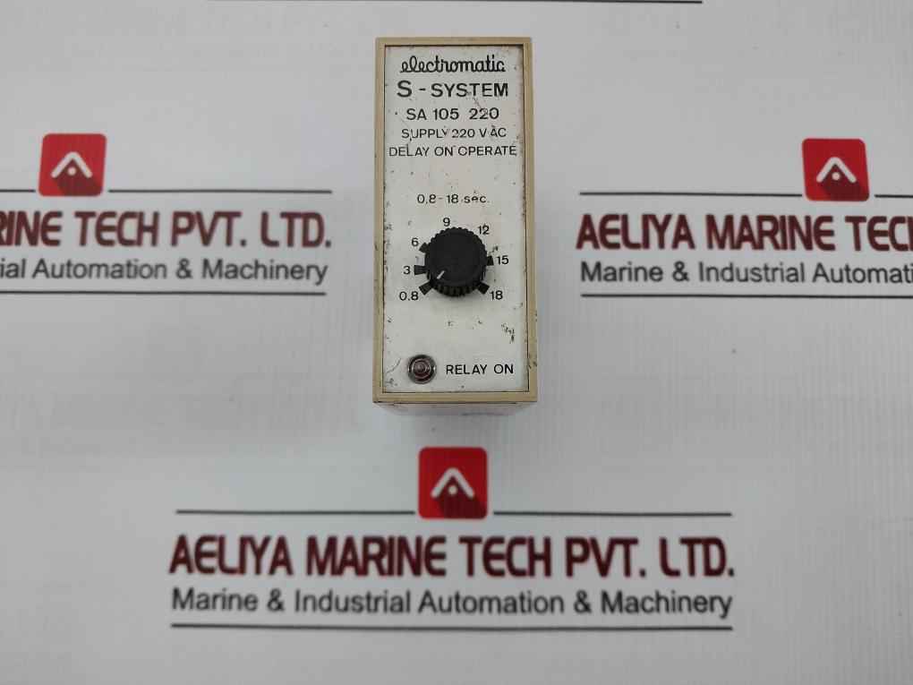 S-system Time Delay Relay Sa 105 220 Electromatic