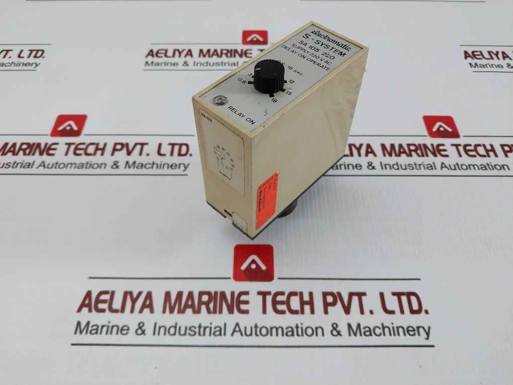 S-system Time Delay Relay Sa 105 220 Electromatic