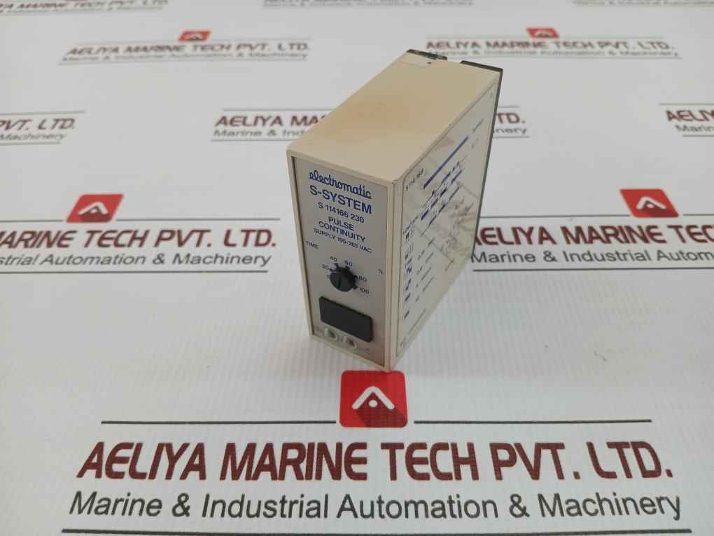 S 114166 230 Electromatic 195-265 Vac Pulse Continuity Timer