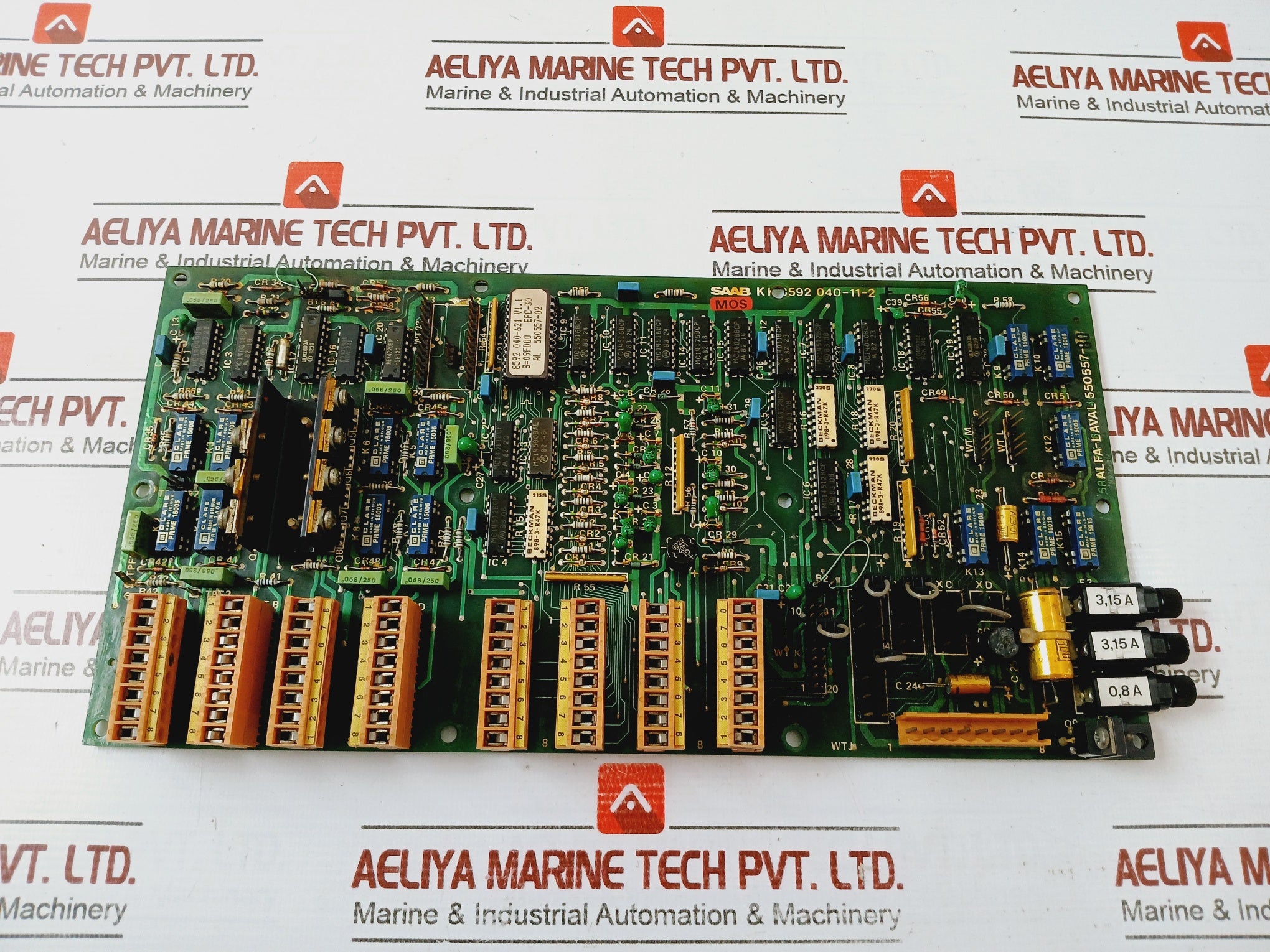Saab Kk8592 040-11-2 F Purifier Card Alfa-laval V1.1 550557-80 8592 040-621