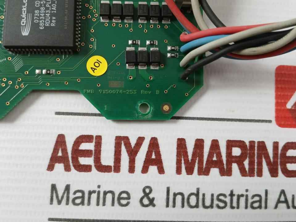 Saab Rosemount Pwb 9150074-253 Printed Circuit Board Rev B