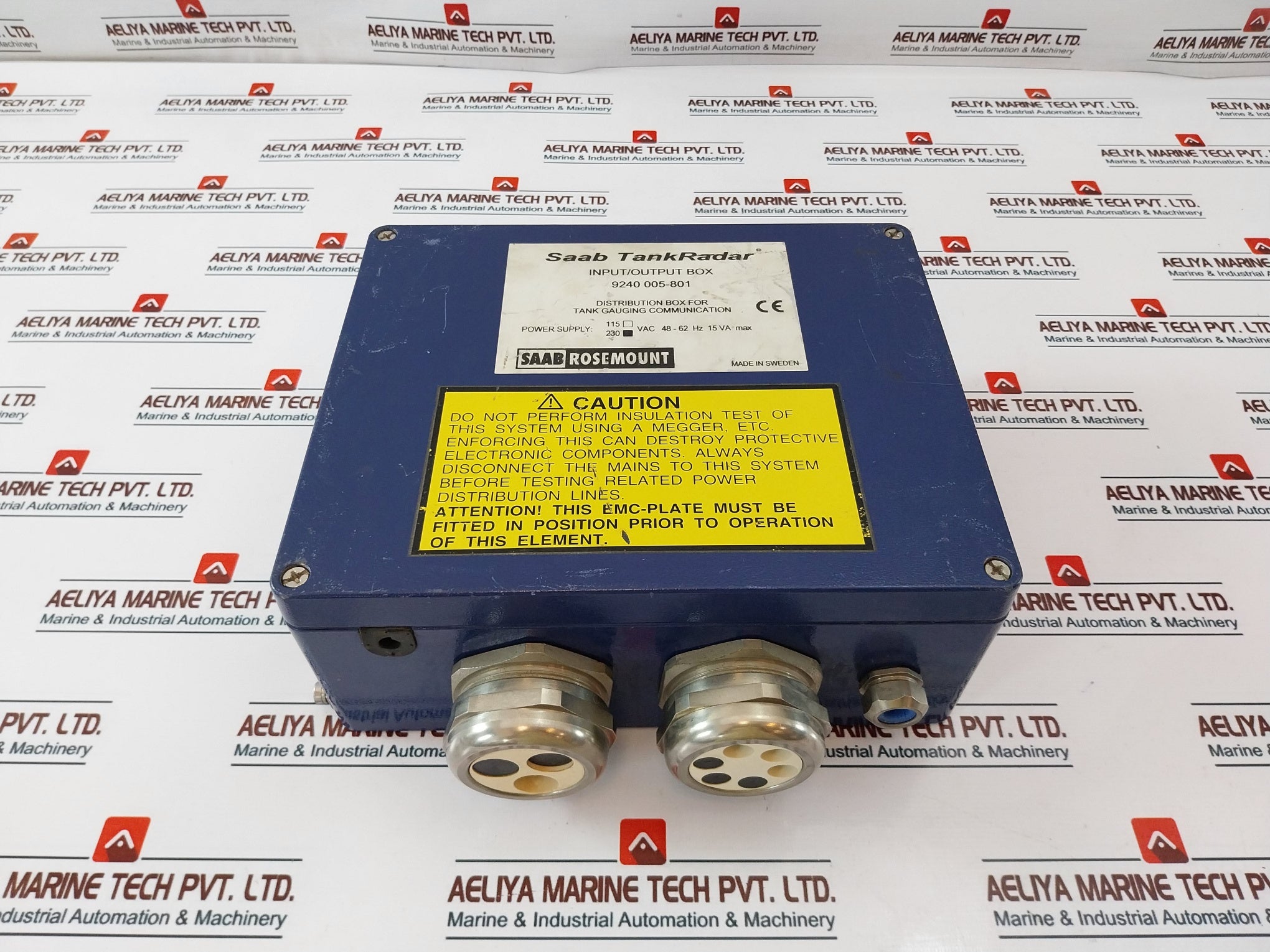 Saab Tankradar 9240 005-801 Input/Output Box 115-230Vac