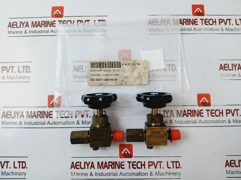 SAACKE DN3-PN125 Needle Shut-Off Valve G1/4" 7-0574-011539