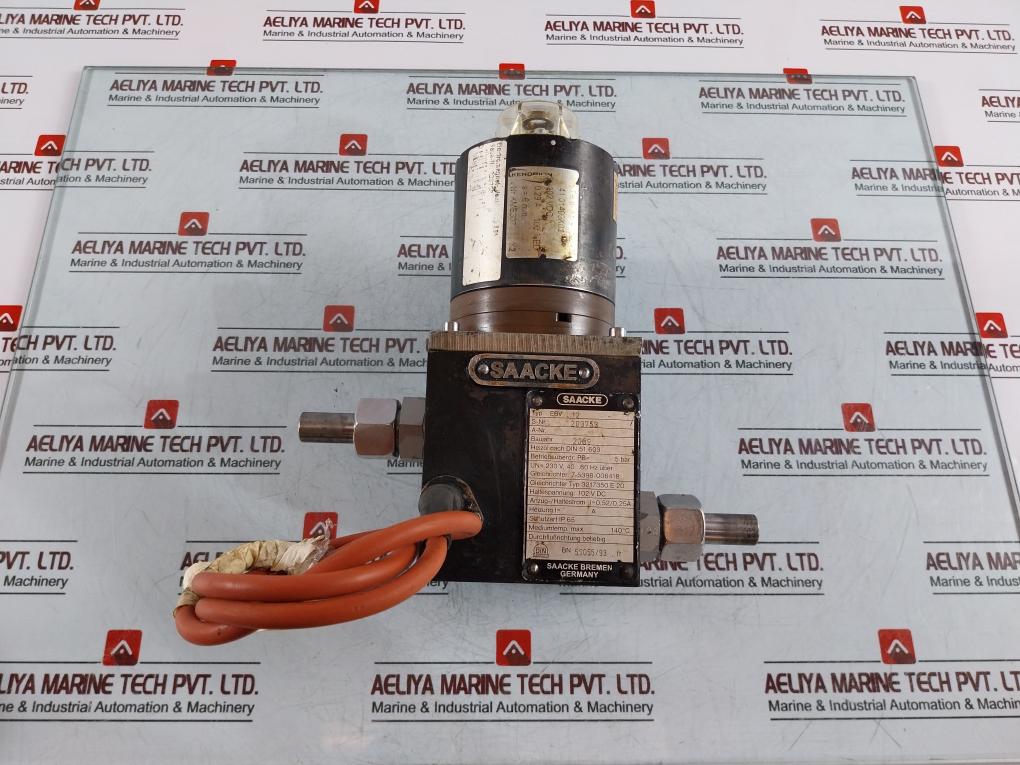 Saacke Esv 12 Electromagnet Valve, 6441118020, 230V, 5 Bar, Ip65