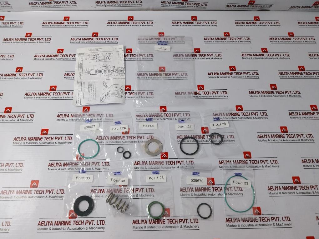 Saacke 41090035 Overhaul Kit For Solenoid Valve Esv 12 Compound Regulator Assy