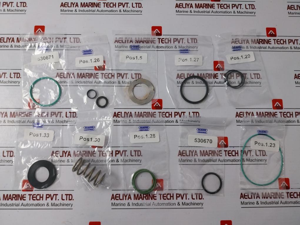Saacke 41090035 Overhaul Kit For Solenoid Valve Esv 12 Compound Regulator Assy