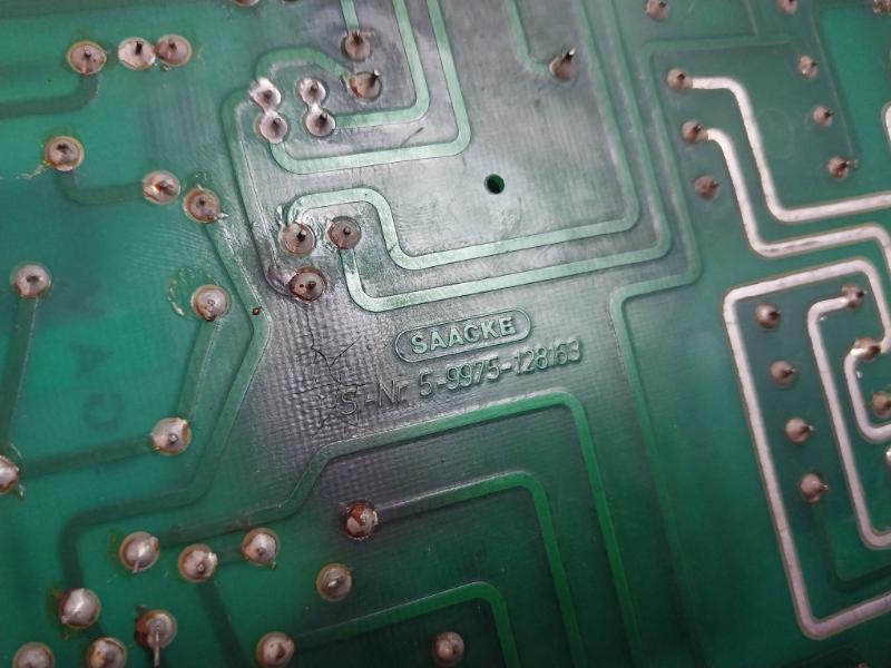 Saacke RSE-P PCB CARD 220V 50/60HZ 1100VA