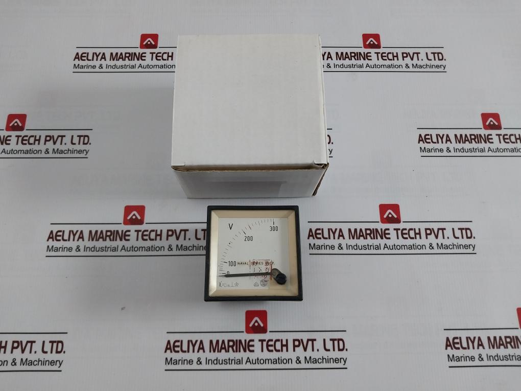 Saci 0-300V Naval Series Trop Analog Voltage Meter
