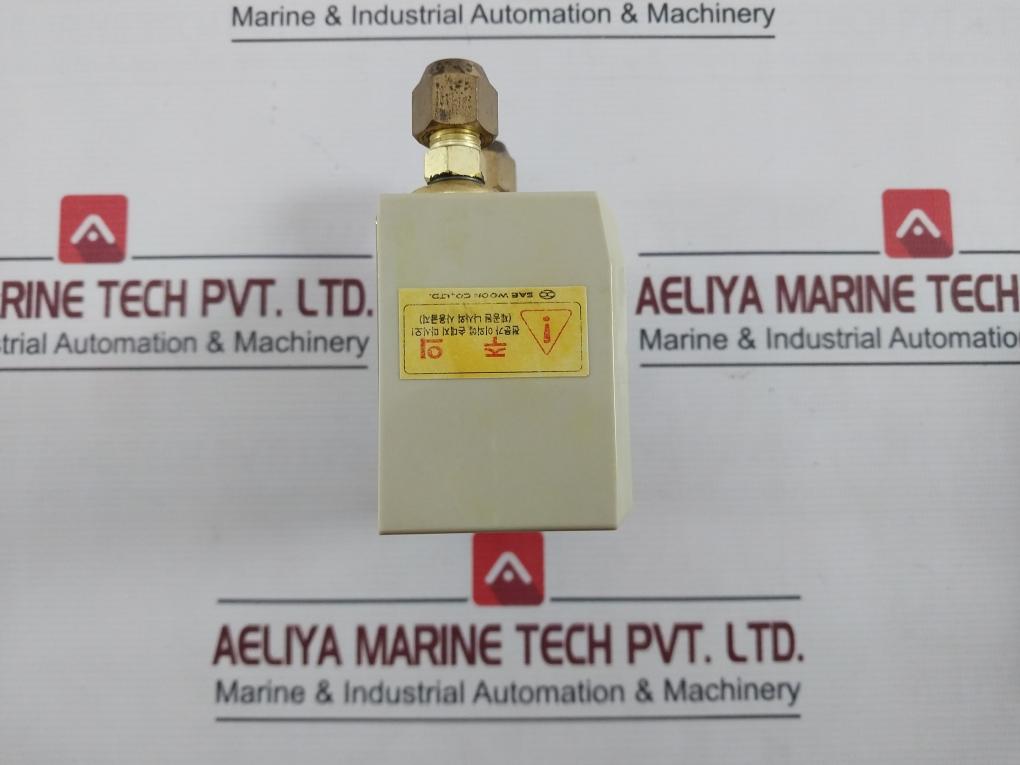 Sae Woon Hs-606M Pressure Control Switch -0.06 To 0.6 Mpa Ac125V Ac250V 10A 5A