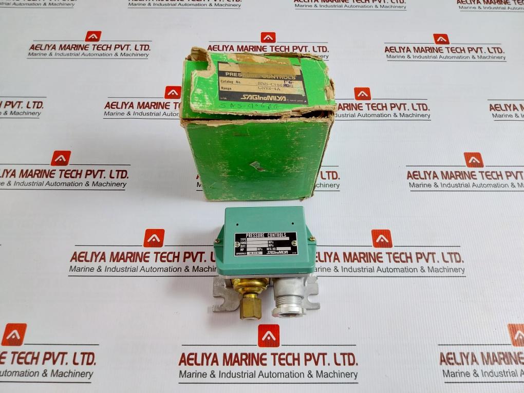 Saginomiya Pressure Control Switch Range-0.06~0.6 Mpa Sns-c106Pg