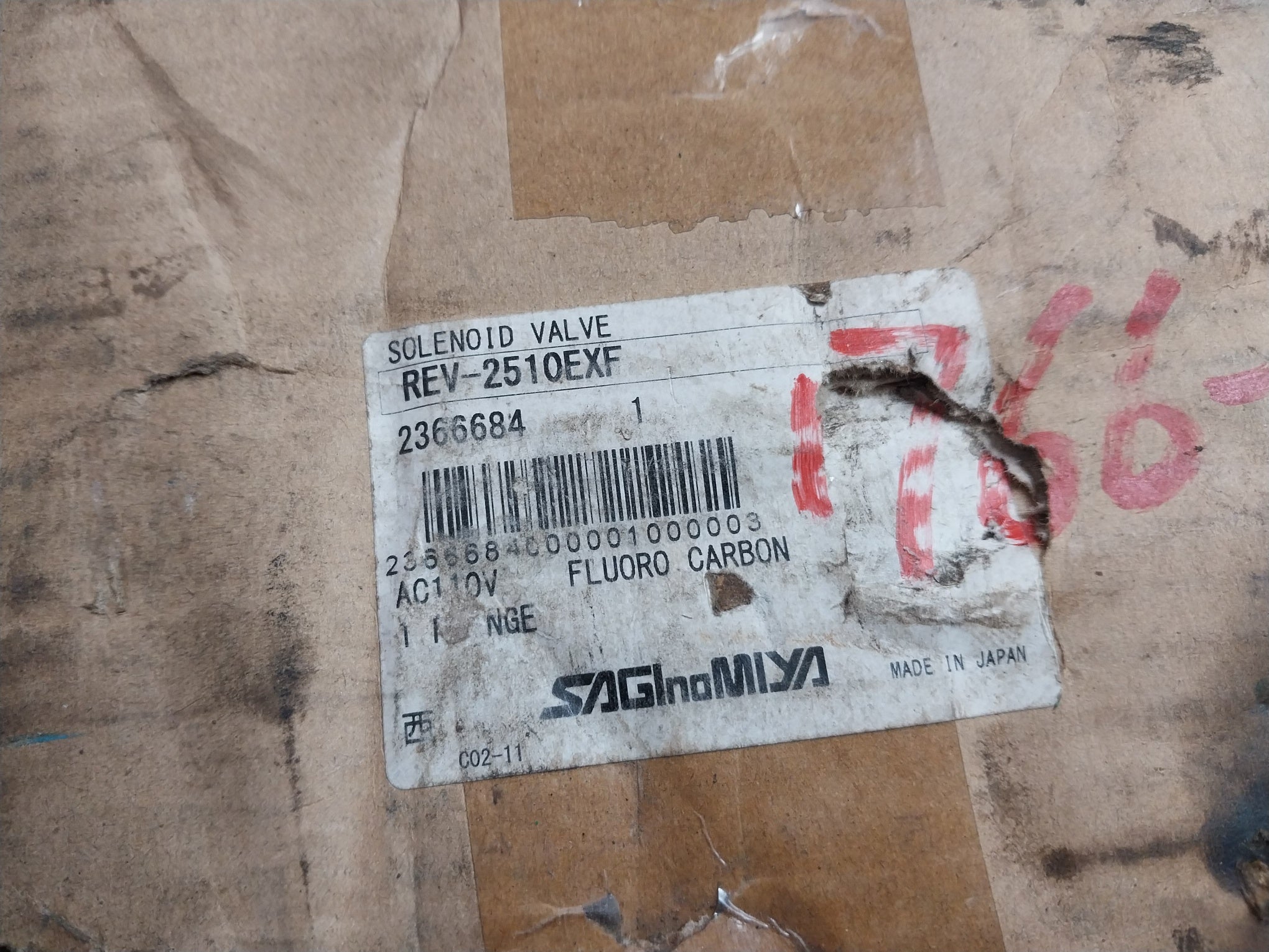 Saginomiya Rev-2510Exf Solenoid Valve Uad-30So Ac110V 50/60Hz Ac 121V 60Hz