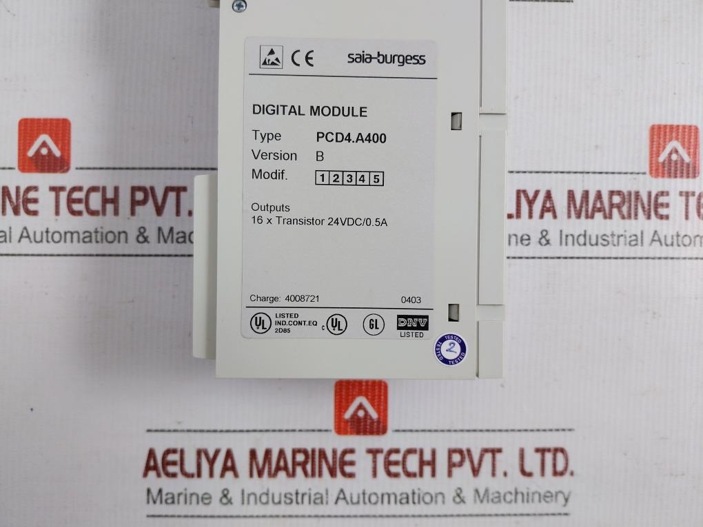 Saia-burgess-Digital-I-O-Module-24-Vdc-0-5A-Version-B-Pcd4-A400-209465-8