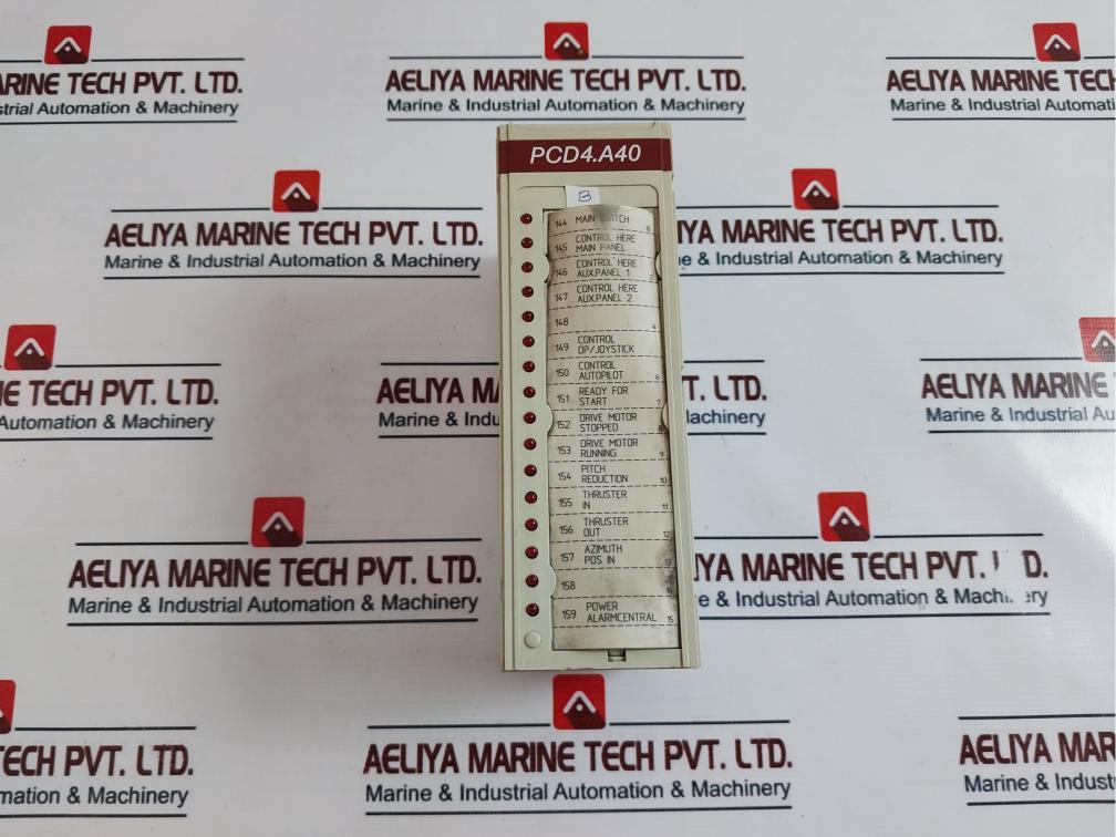 Saia Pcd4.E110,Pcd4.E11,Pcd4.A40 Digital Module 16 X 24Vdc/8Ms