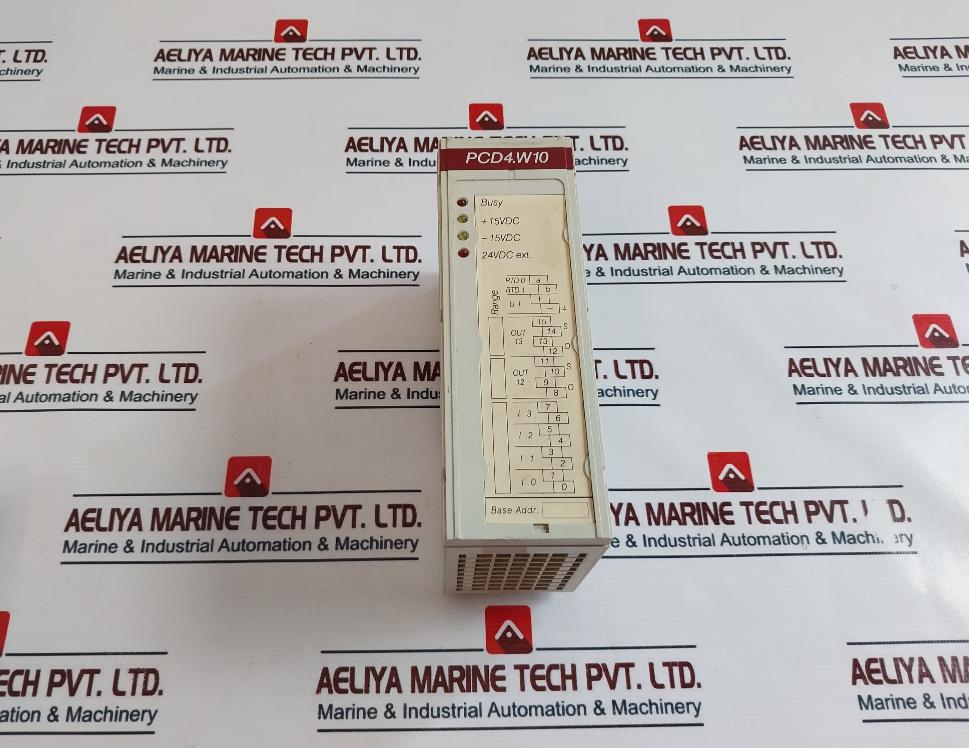Saia Pcd4.W100 Analog Module Version: D