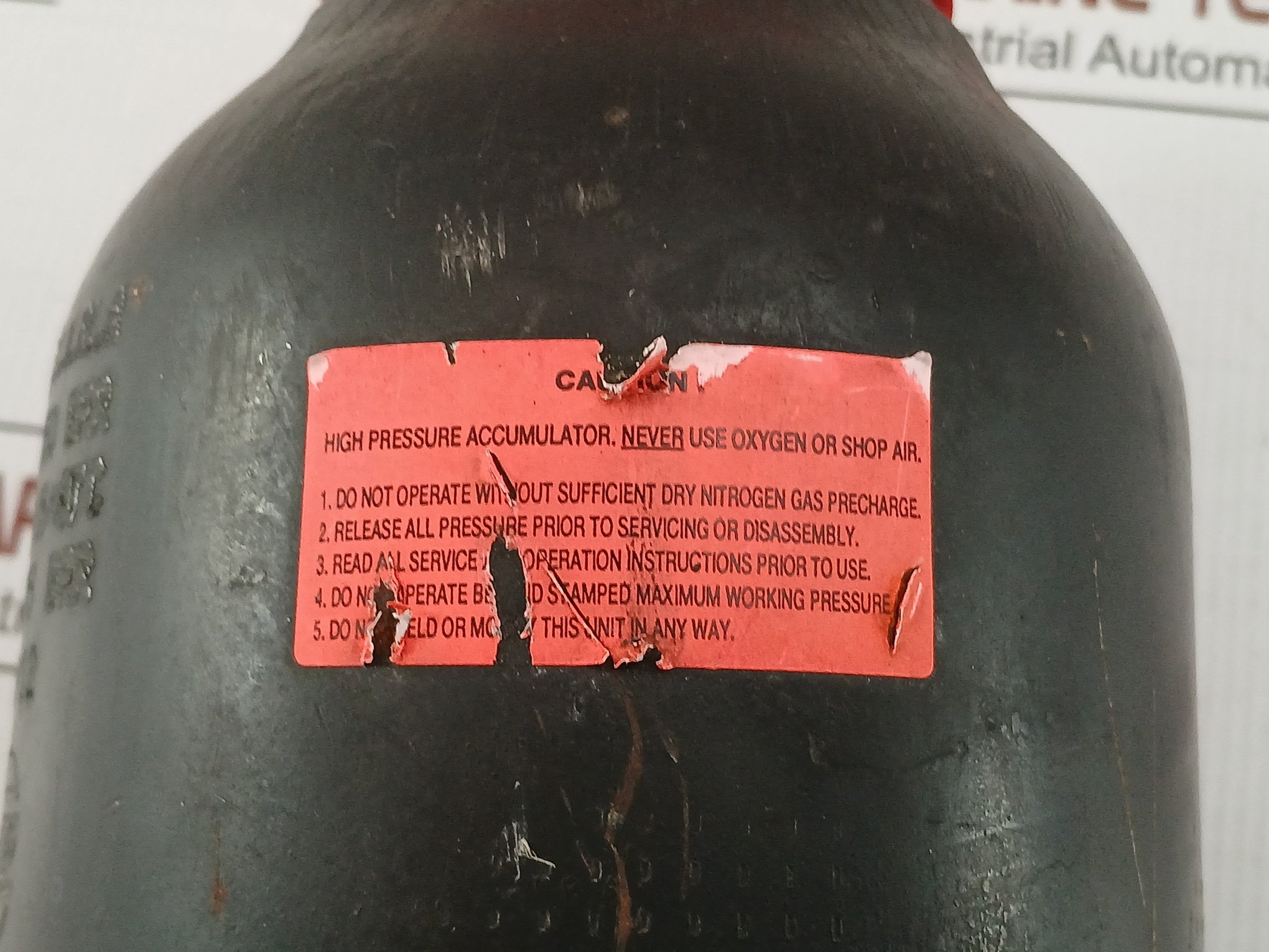 Saip Hydro Control Pressure Accumulator 250 Bar La.1.0,75.1.0.R1.A