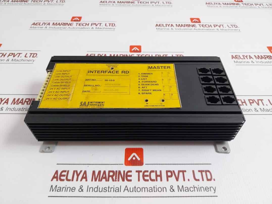 Saj Instrument Interface Rd Master Unit Input-24Vac 50-10-0