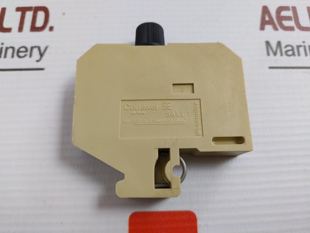 Saks-1-Fused-Terminal-Block-500v-10mm2-Conexel-By-Weidmuller-Lot-Of-23x-10
