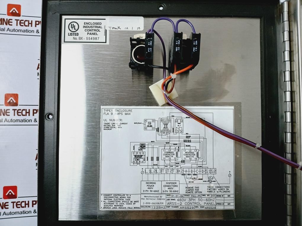 Salvajor Arss-2 Automatic Reversing Start Stop Control Panel Arss29