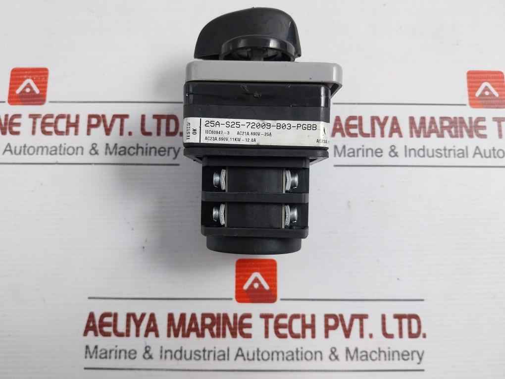 Salzer Cam Operated Rotary Switch Part No.25A-s25-72009-b03-pgbb