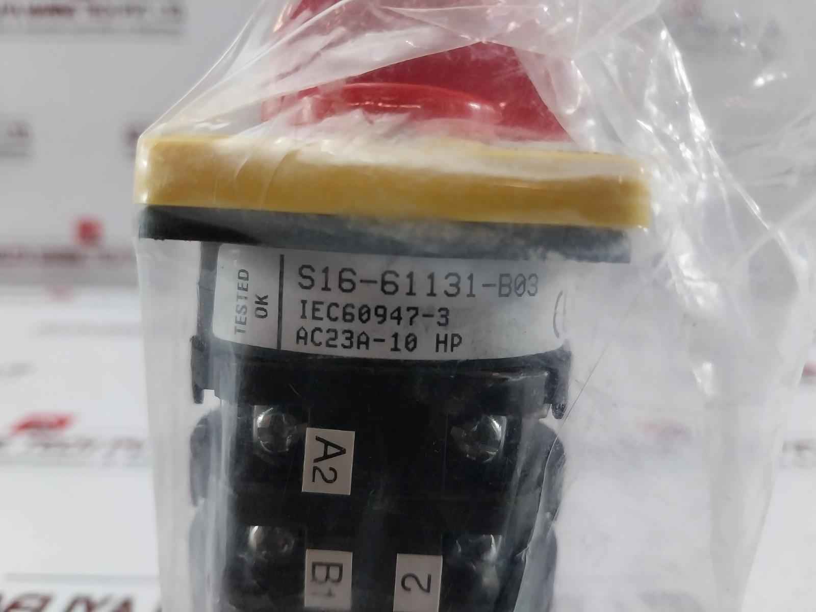 Salzer S16-61131-b03 Cam Operated Rotary Switch