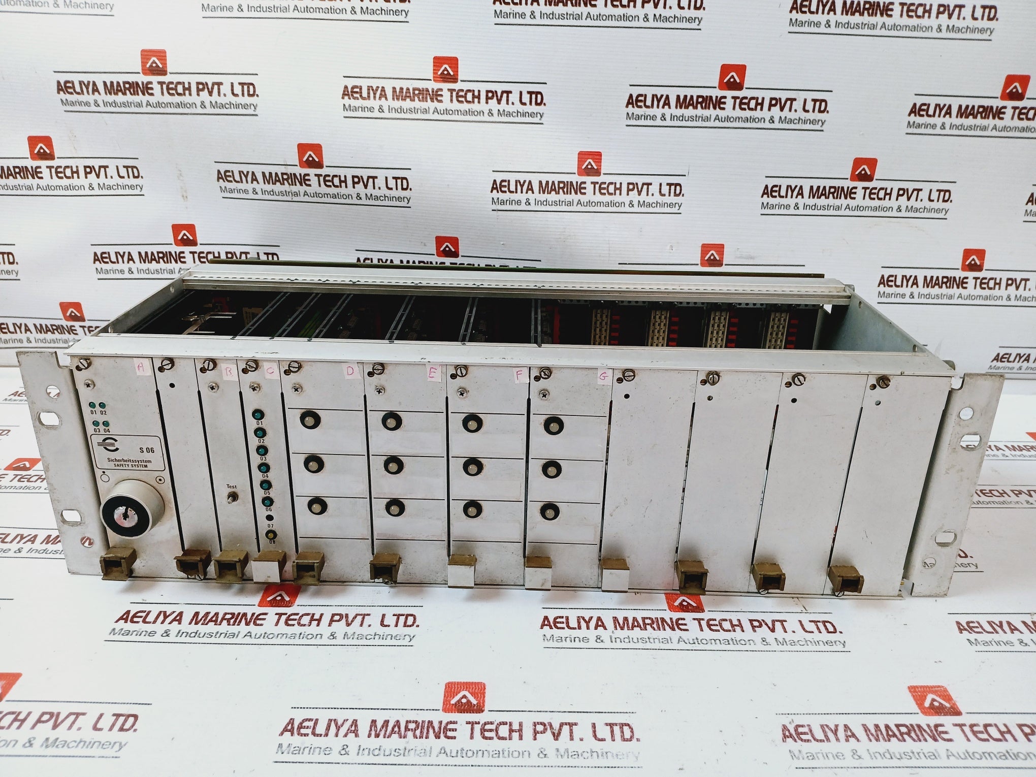 Salzgitter Elektronik S 06/31 Safety System Led Indicator Rack Pcb Module