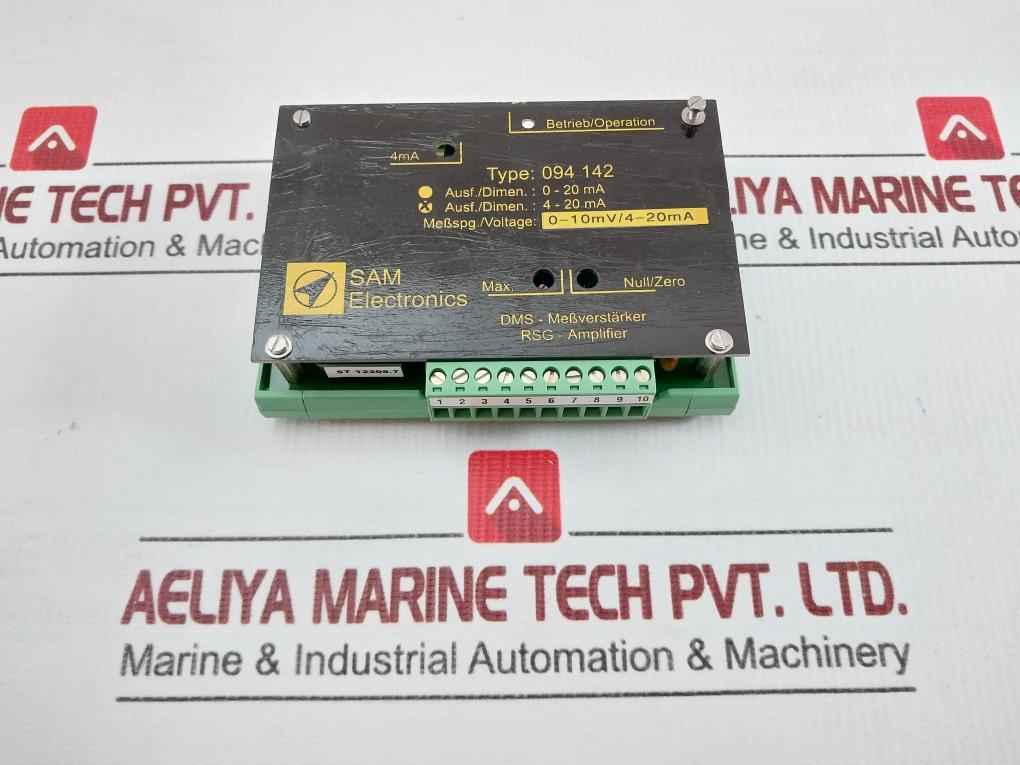 Sam Electronics Rsg-amplifier Module 0-10Mv 4-20Ma 094 142