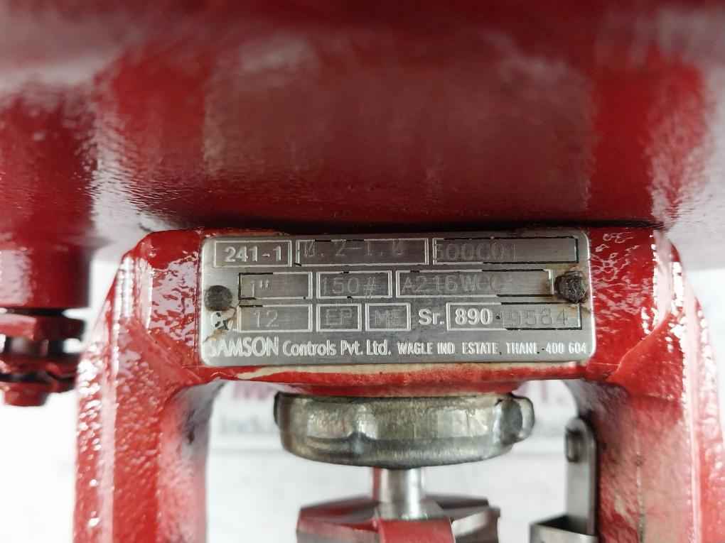 Samson 241-1 Pneumatic Control Valve 1.5Mm 240No 1" Cl 150