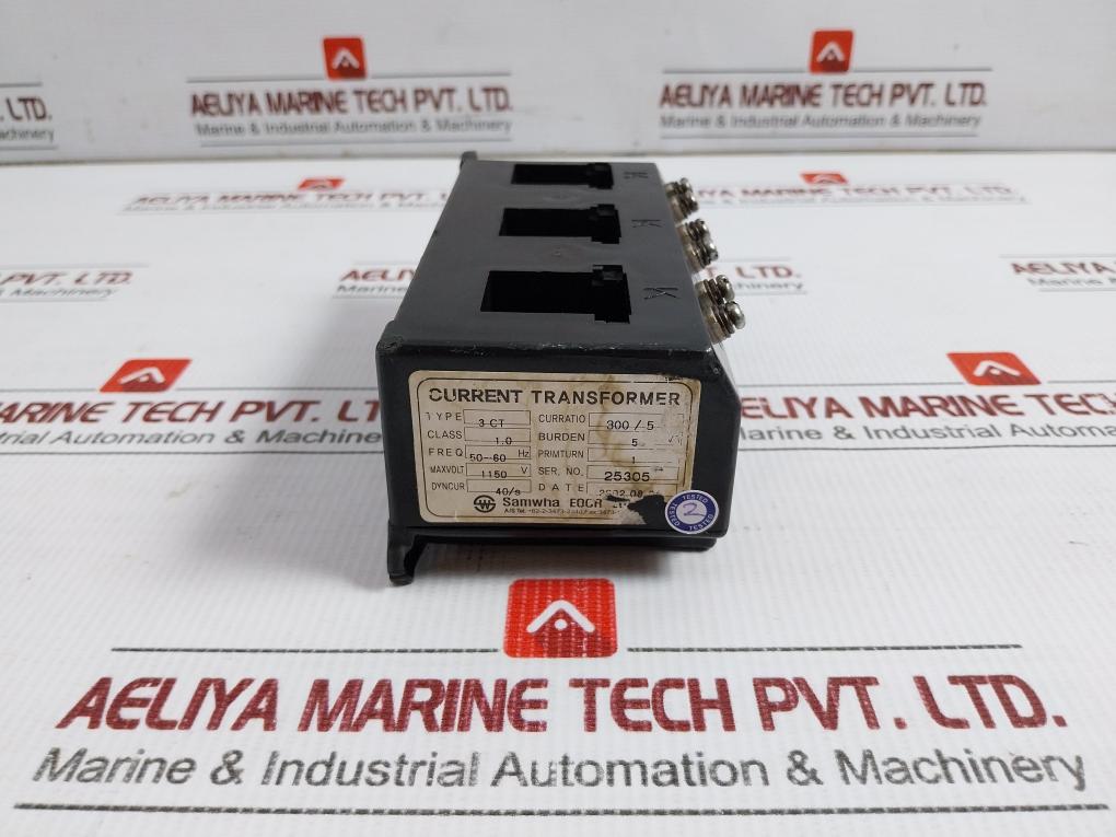 Samwha Eocr Current Transformer 300/5A 5Va 3Ct