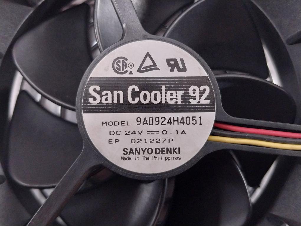 Sanyo Denki 940924H4051 Dc Cooling Fan 24V-0.1A
