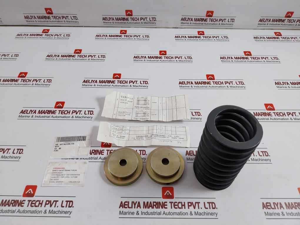 Sasakura 036-0095A Spring And Seat For Safety Valve 71X154