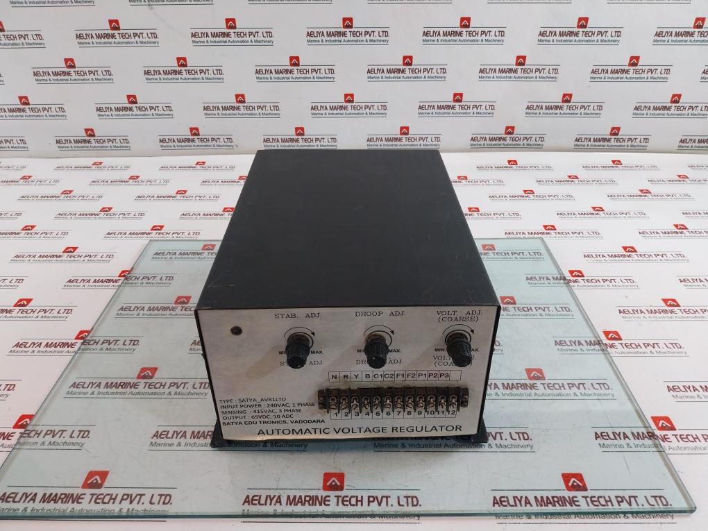Satya EDU Tronics AVR1LTD Automatic Voltage Regulator 240VAC Input 415VAC