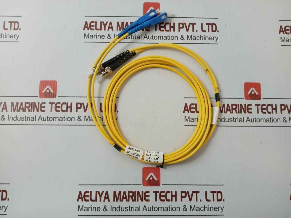 Sc-st Sm Dpx 02M (9/125) Fiber Optic Cable.,