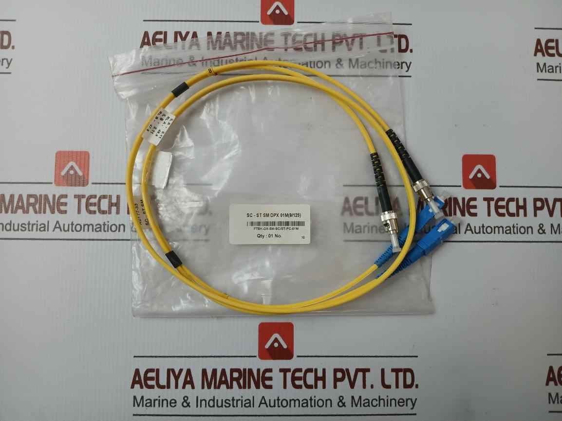 Sc-st Sm Fiber Optic Patch Cable Ftek-dx-sm-sc/St-pc-01M 50 Gm