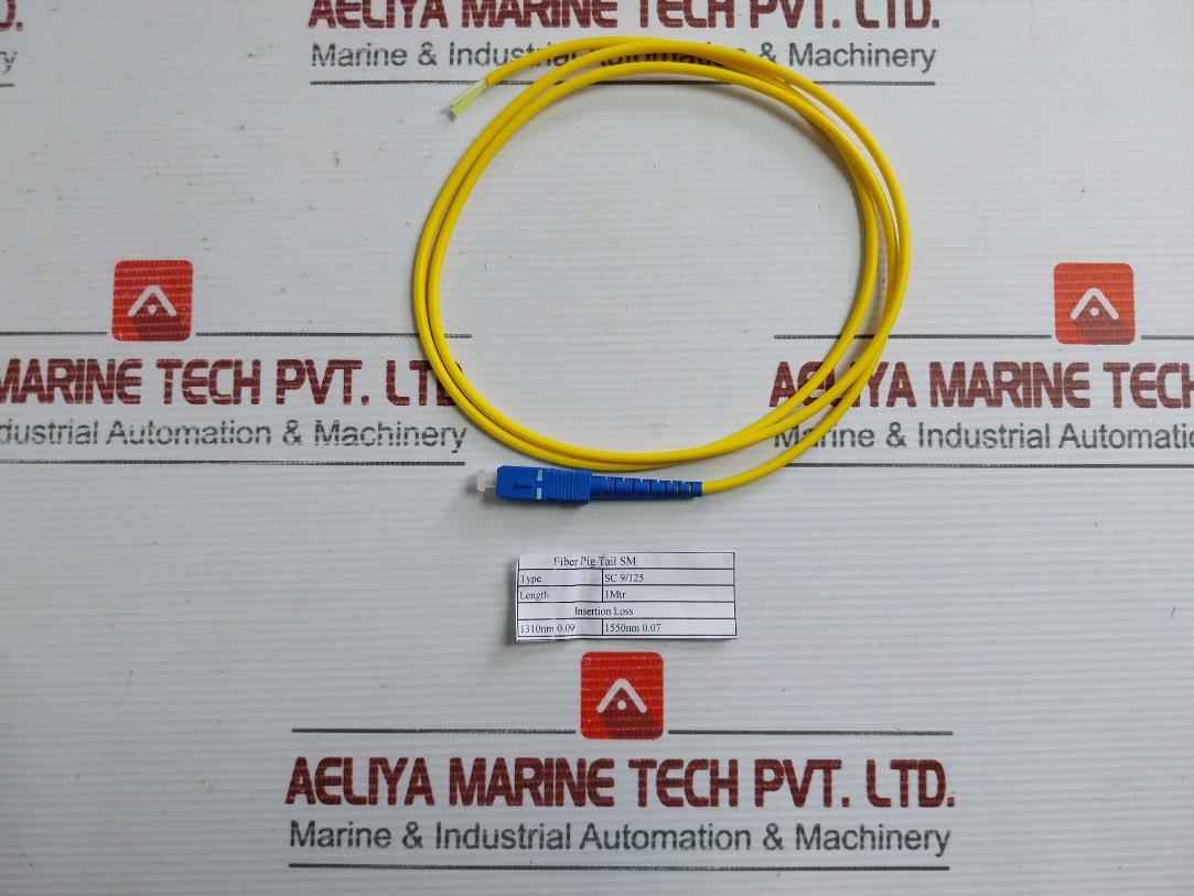 Sc 9/125 1M Single Mode Optical Fiber Pigtail Cable 50 Gm